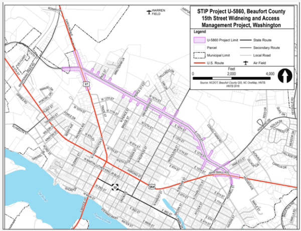 15th Street Improvement Map