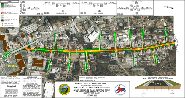 Archdale Road Widening Map 1