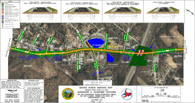 Archdale Road Widening Map 2