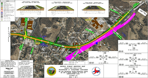Archdale Road Widening Map 3