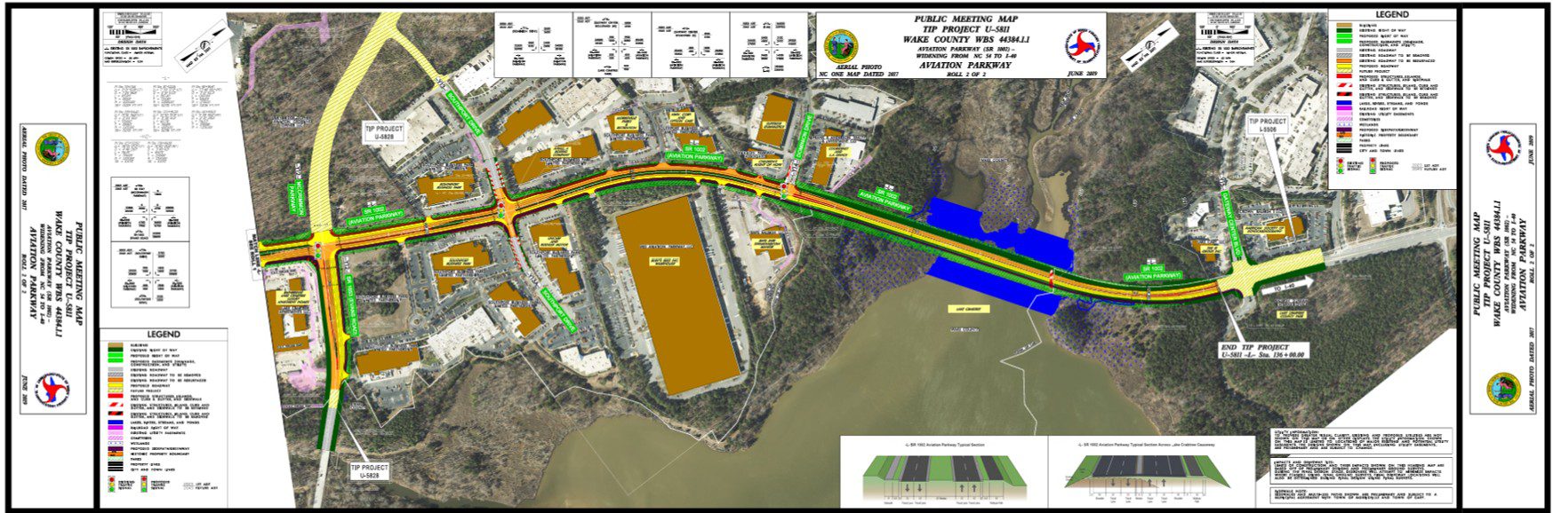 Aviation Parkway Widening Project Map 2