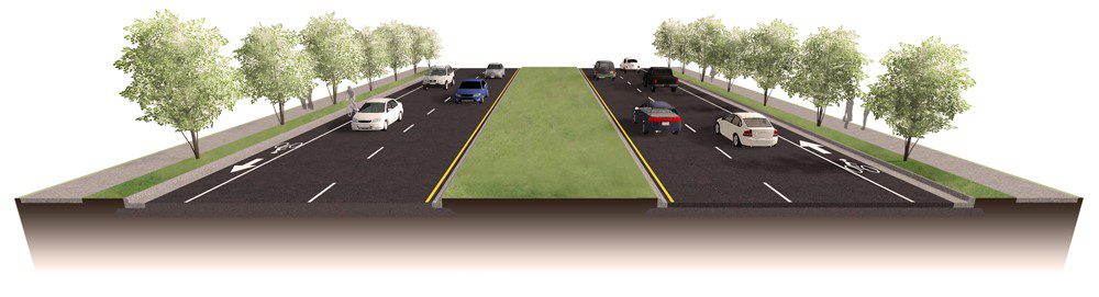Catawba Avenue Road Widening Example
