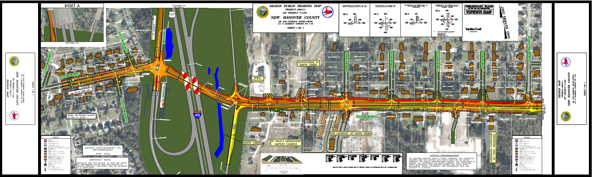 Gordon Road Widening Map 2