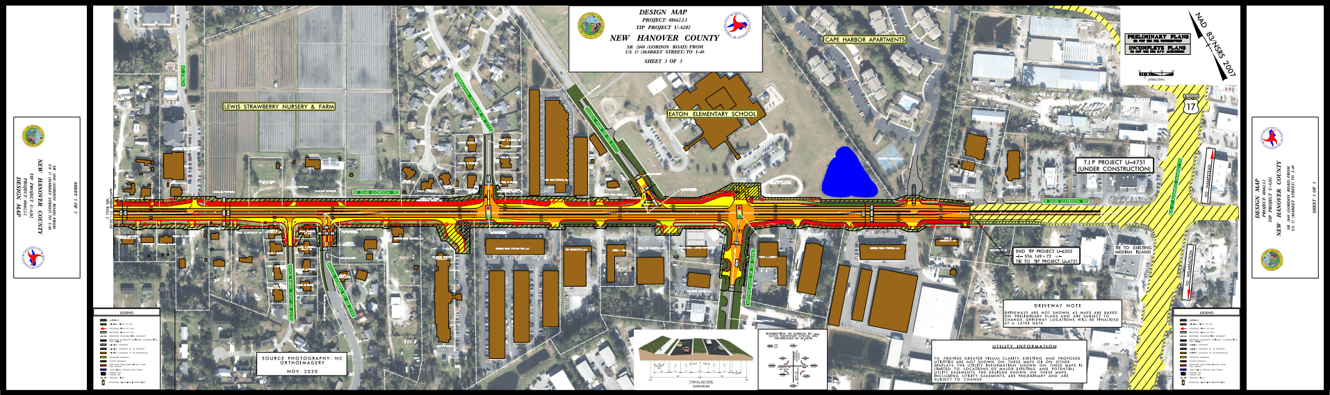 Gordon Road Widening Map 4