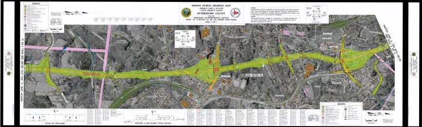 Highway 221 Bypass Project Map 2