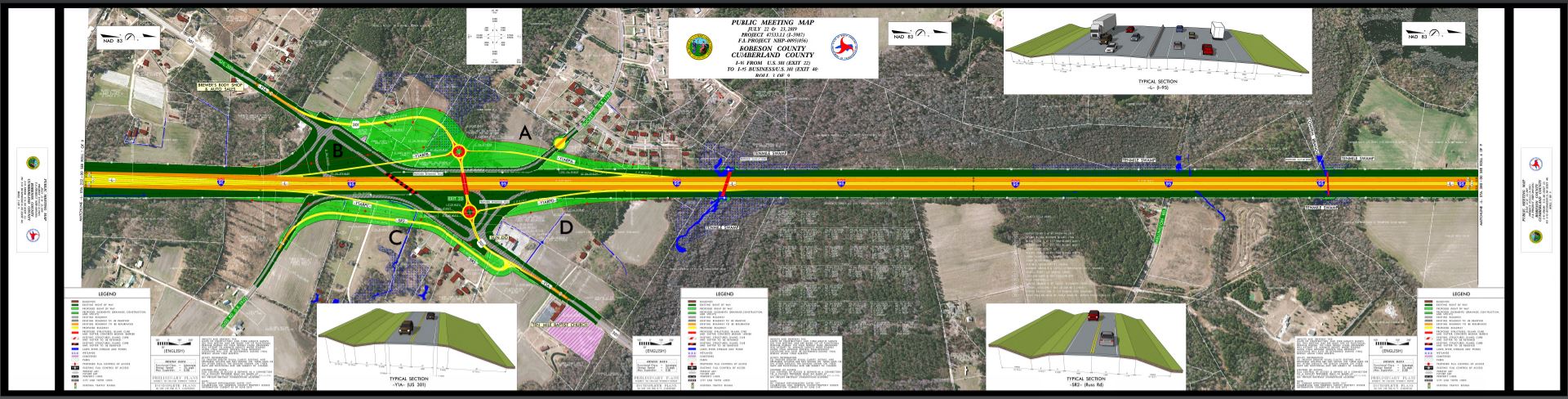 Map 3 of I-5987 Road Widening