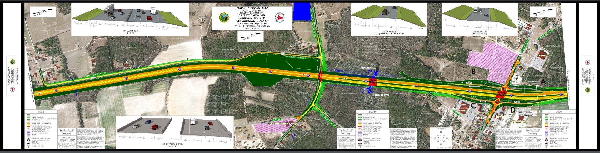 Map 5 of I-5987 Road Widening