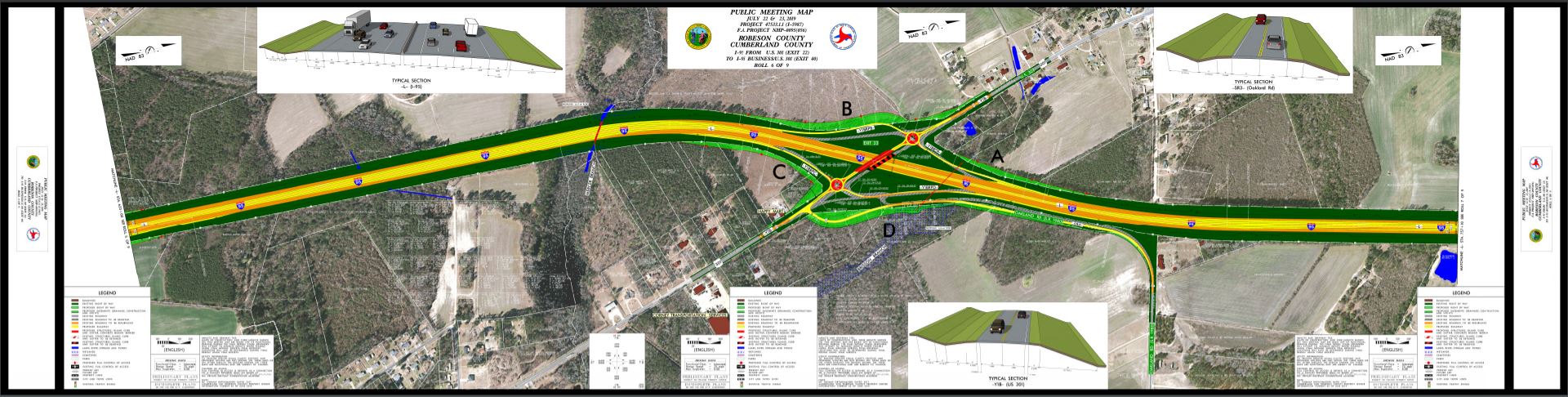 Map 6 of I-5987 Road Widening