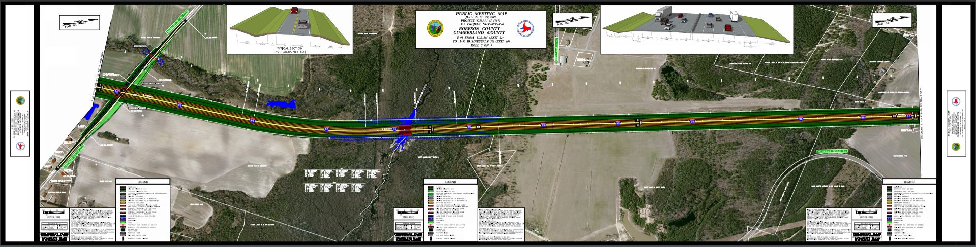 Map 7 of I-5987 Road Widening