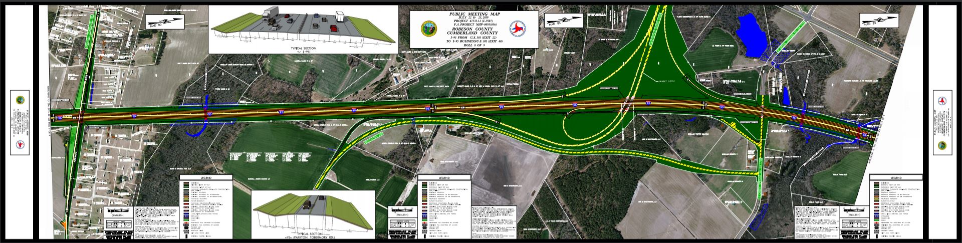 Map 8 of I-5987 Road Widening
