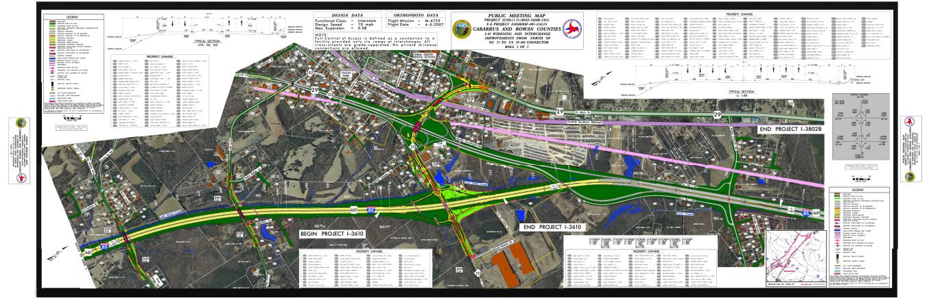 I-85 Highway Widening NC Eminent Domain Project Map 3