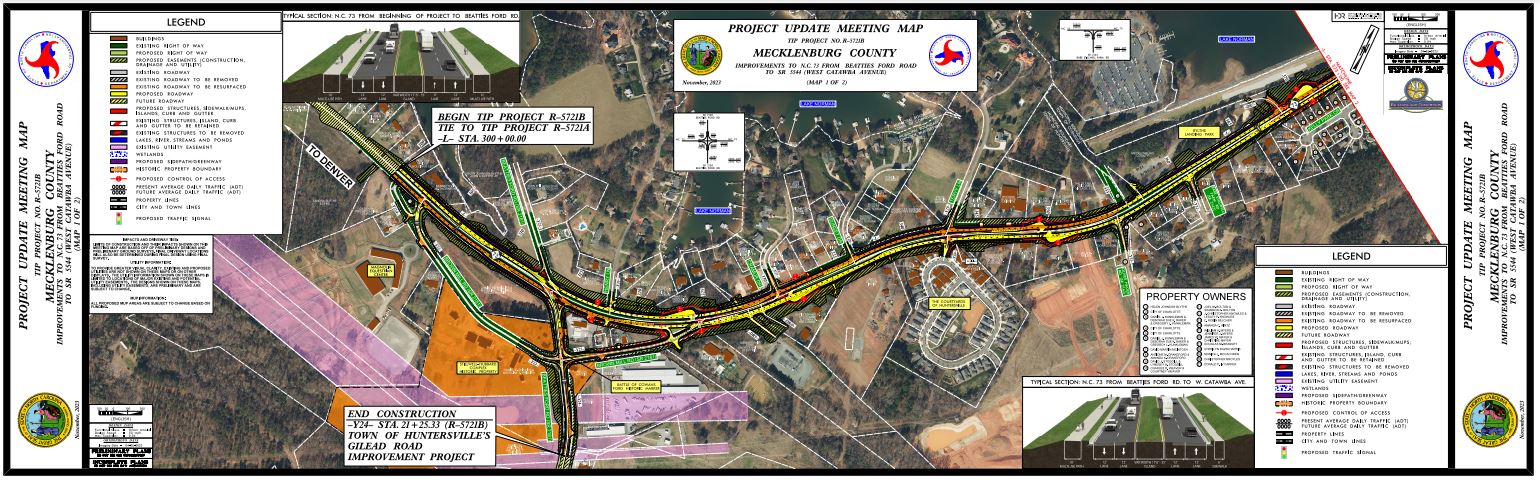 NC 73 Widening Map 2