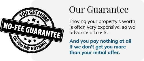No fee guarantee, meaning that legal fees will come out of the additional negotiated portion of total compensation received.