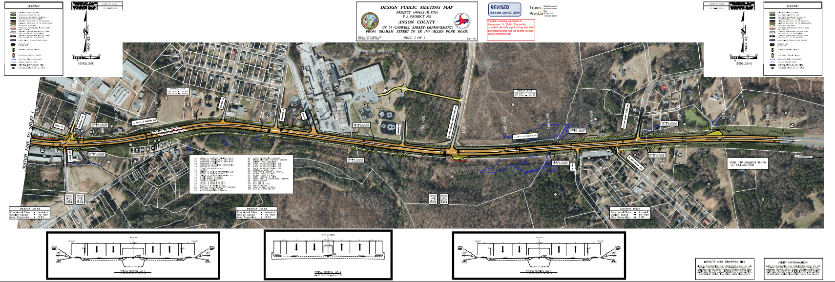 NCDOT Project R-5798 Map 2