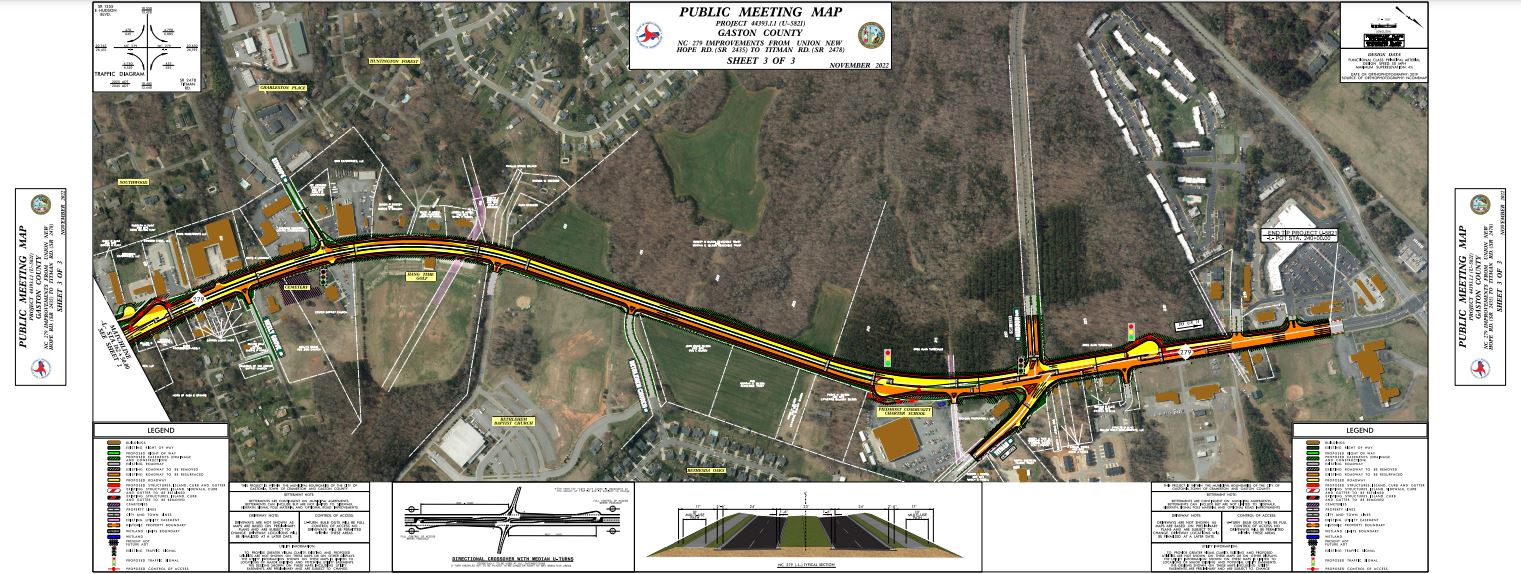 S New Hope Road Widening Map 3