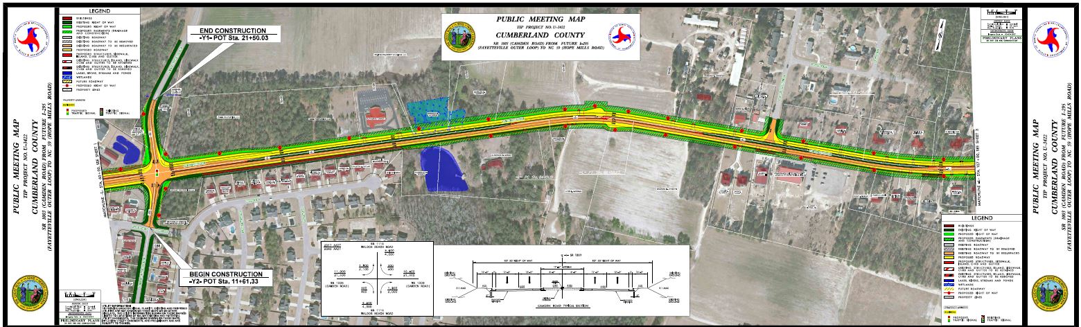 U-3422 Camden Road Widening Map 2