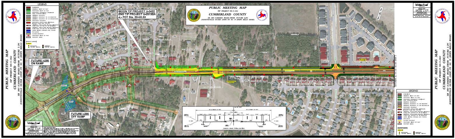 U-3422 Camden Road Widening Map 1