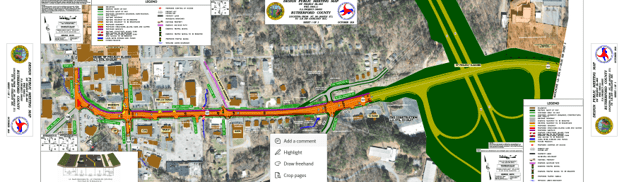 US 221-ALT Road Improvements Project Map 1