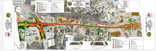 US 221-ALT Road Improvements Project Map 2