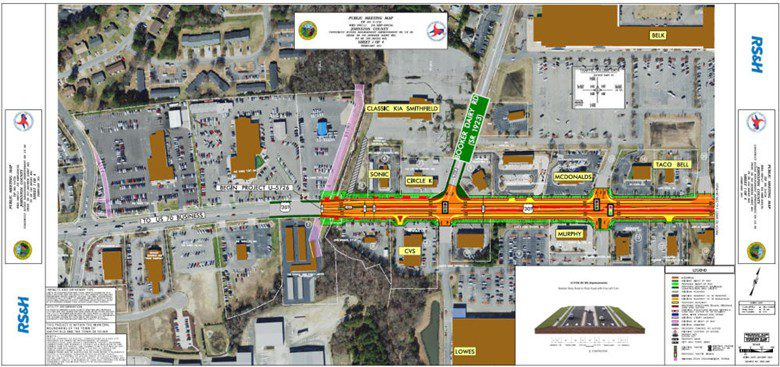 US-301 Improvements Project Map 1