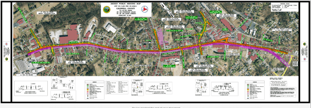 US 321 ALT Improvements Map