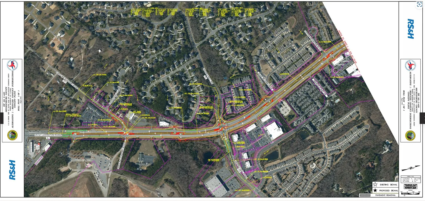 US 521 Map 1