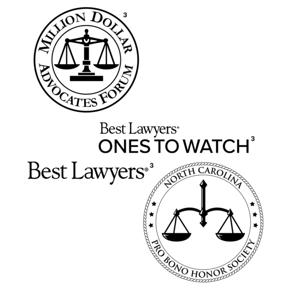 Best Lawyers', Best Lawyers' Ones to Watch, and Million Dollar Advocate Forum logos