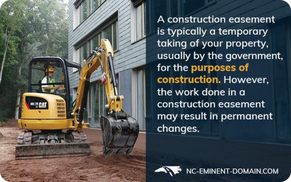 A yellow excavator digging in the area surrounding an apartment building.